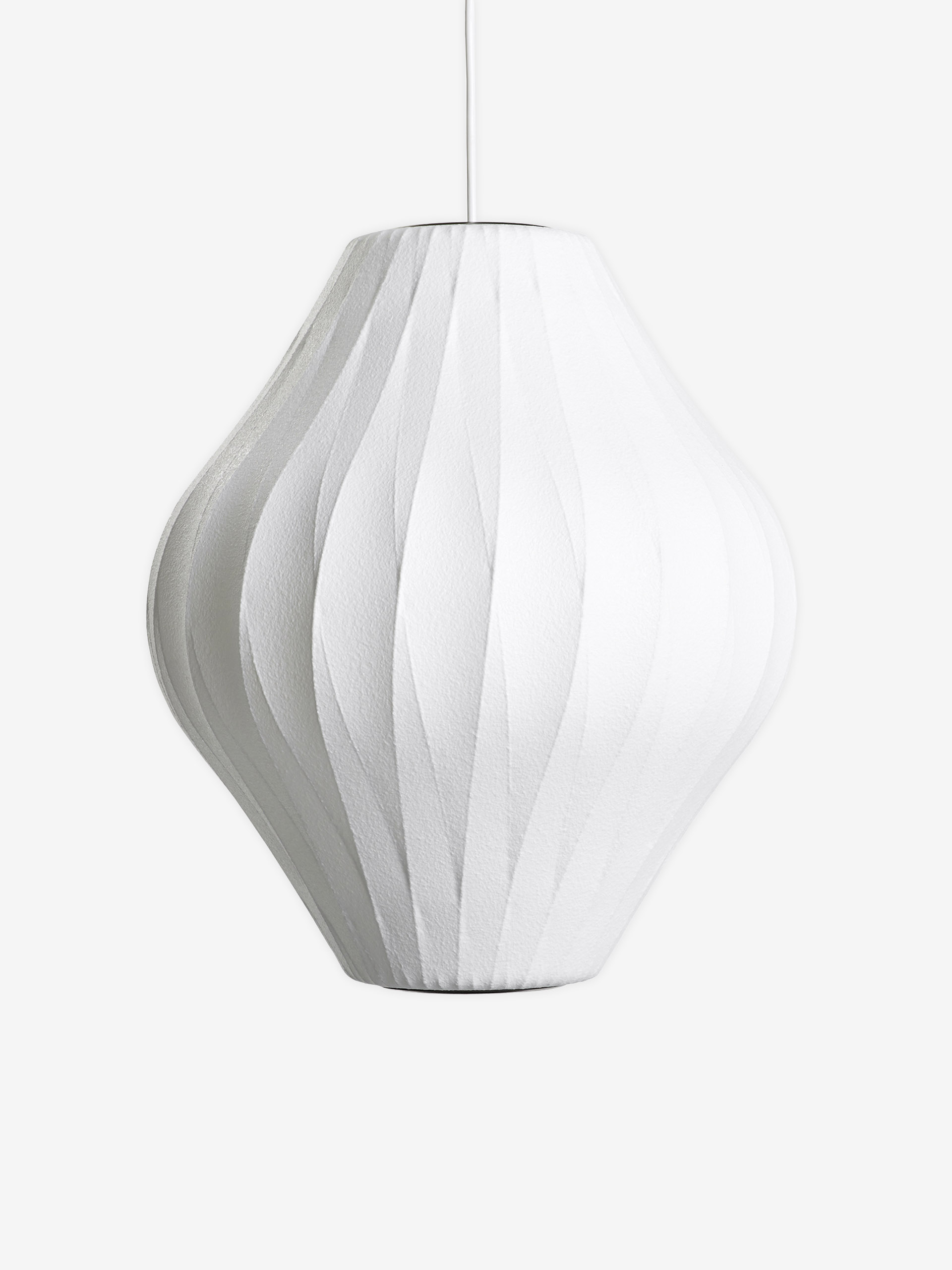CRISS CROSS PEAR SUSPENSION M -  White , Home design Bensimon