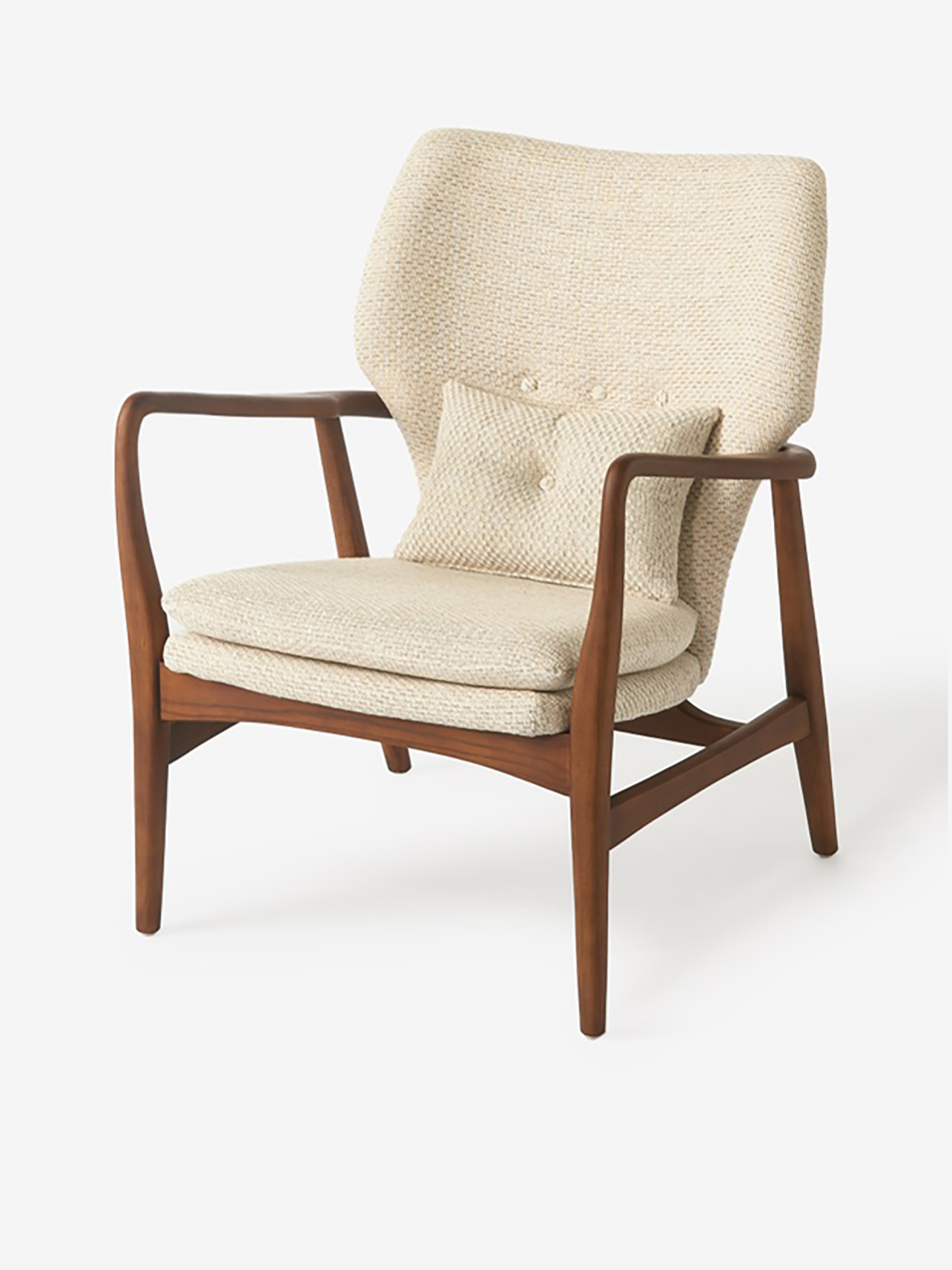 PEGGY ARMCHAIR FLECKED ECRU -  Ecru , Home design Bensimon