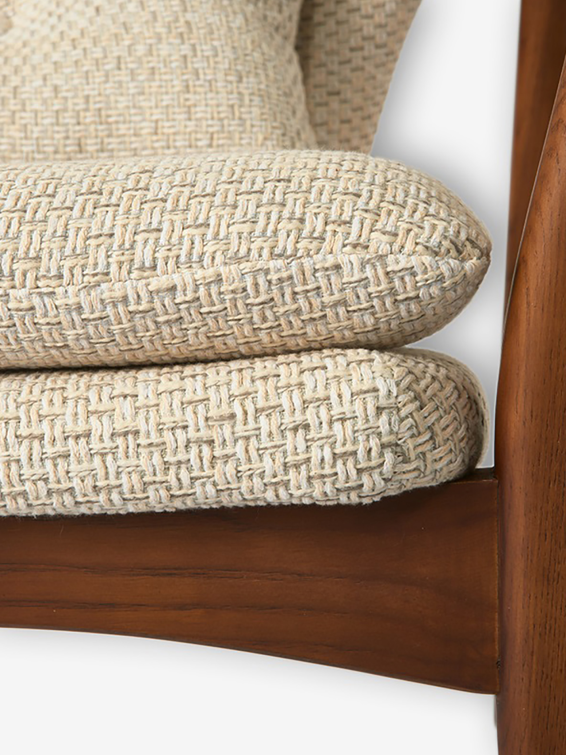 PEGGY ARMCHAIR FLECKED ECRU -  Ecru , Home design Bensimon