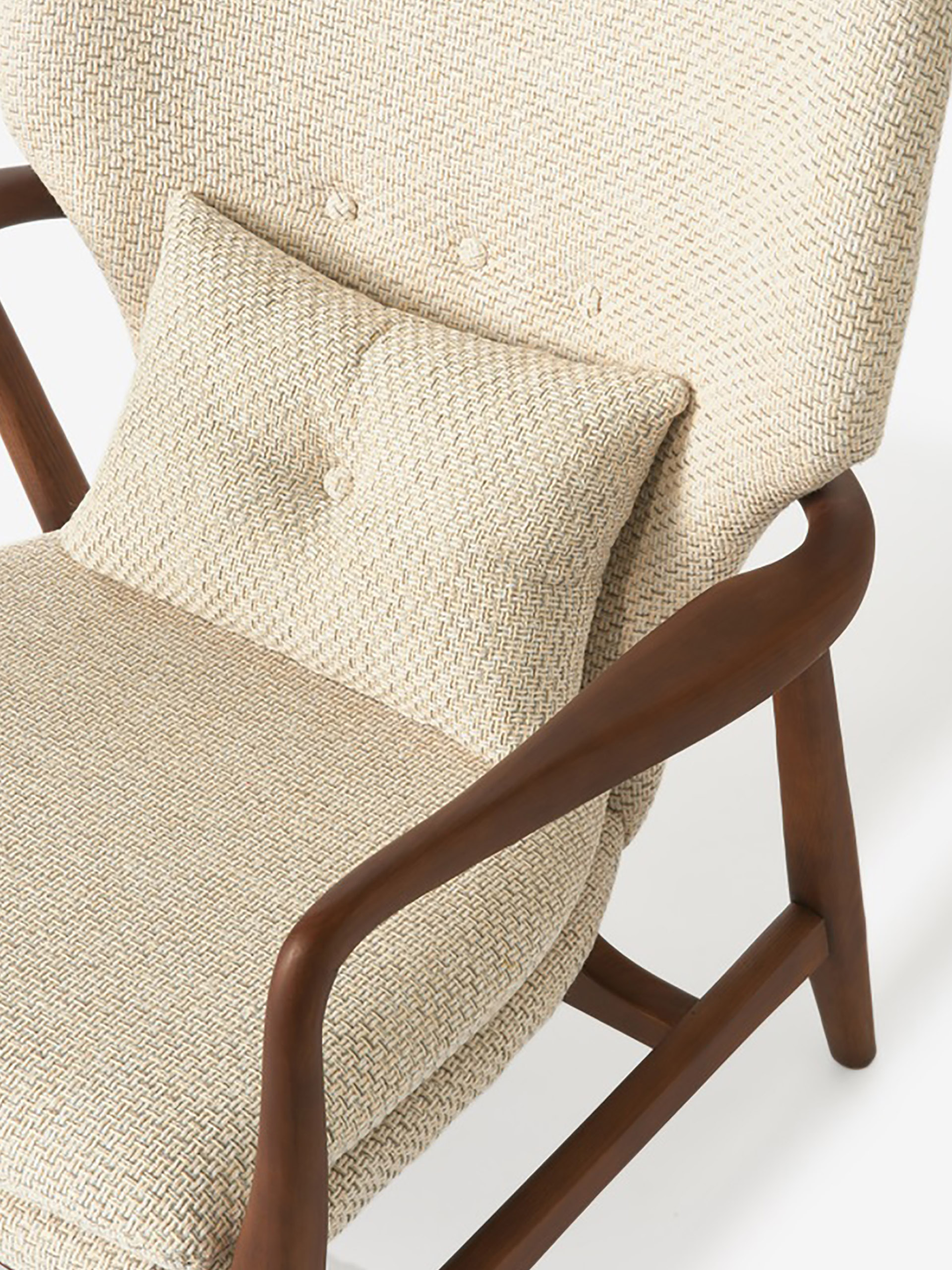 PEGGY ARMCHAIR FLECKED ECRU -  Ecru , Home design Bensimon