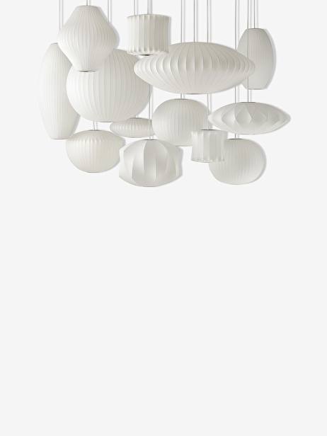 SUSPENSION BOULE CRISS CROSS S -  White , Home design Bensimon