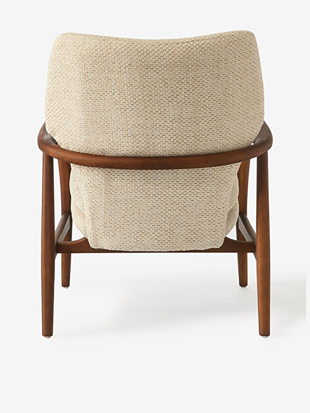 PEGGY ARMCHAIR FLECKED ECRU -  Ecru , Home design Bensimon