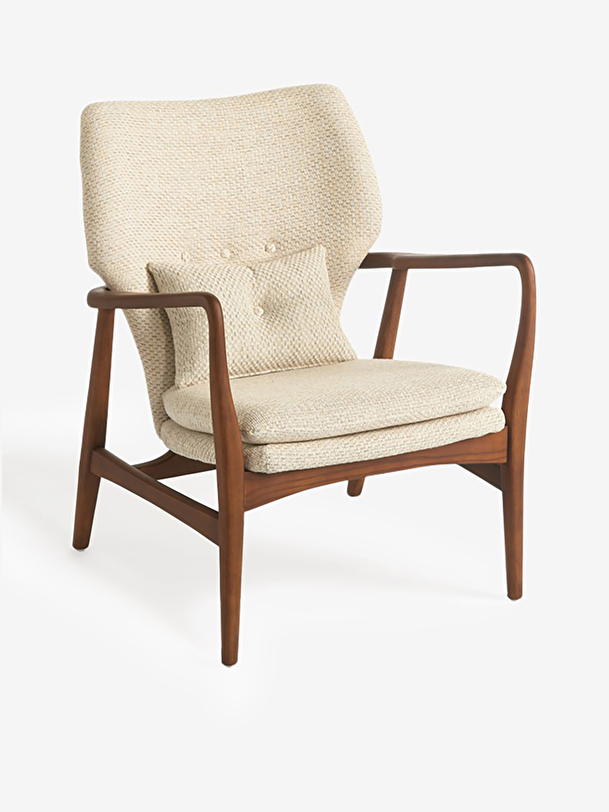 PEGGY ARMCHAIR FLECKED ECRU -  Ecru , Home design Bensimon