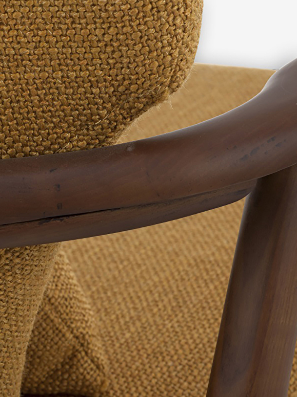 ARMCHAIR PEGGY OCHRE -  Ocher , Home design Bensimon