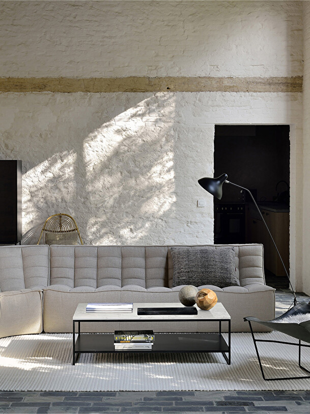 N701 SOFA 2 SEATER -  Beige , Home design Bensimon
