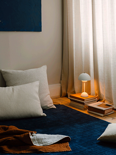 FLOWERPOT LAMP WHITE MAT VP9 -  White , Home design Bensimon