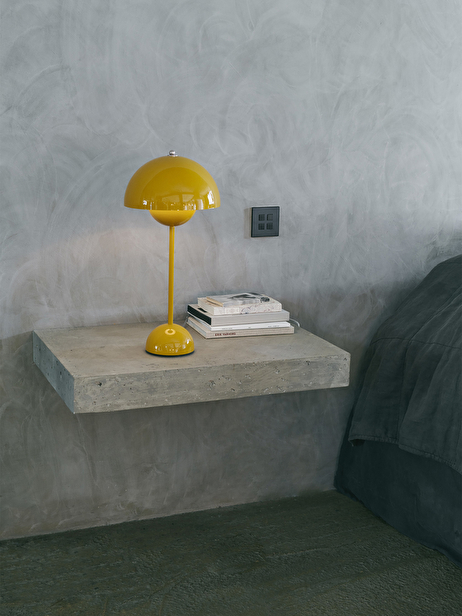 FLOWERPOT NOMAD LAMP -  Mustard , Home design Bensimon