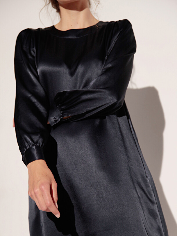 GODRINE DRESS -  Marine , Ready-to-wear Bensimon