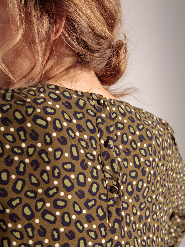 GODRINE DRESS -  Dotted leopard , Ready-to-wear Bensimon
