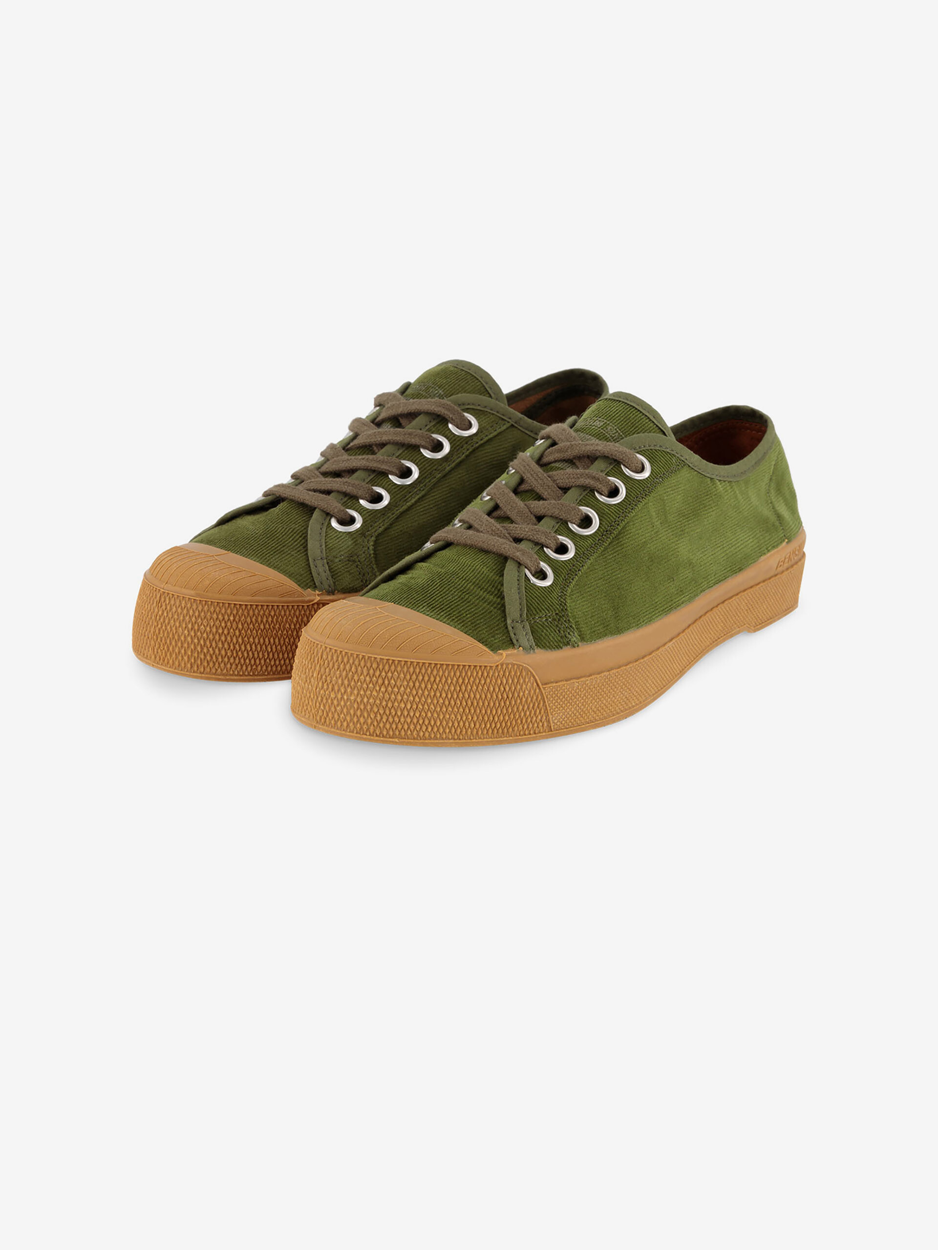 ROMY B79 BABY CORDUROY -  Olive , Tennis & Shoes Bensimon
