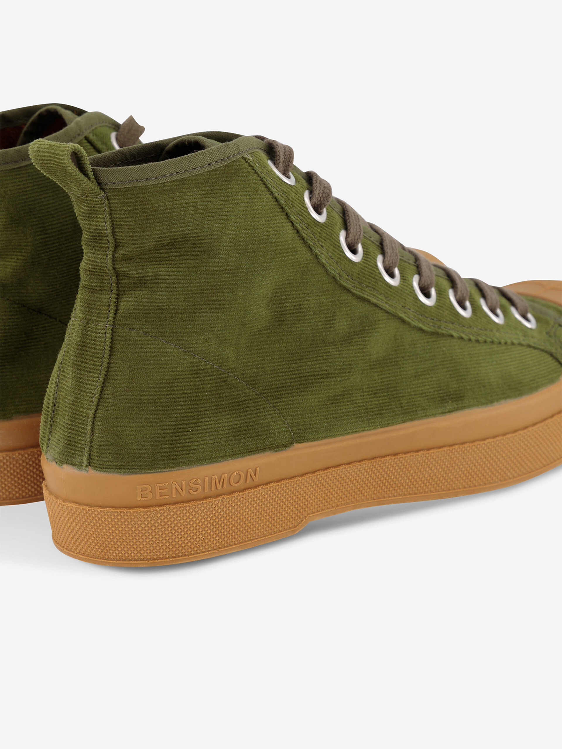STELLA B79 BABY CORDUROY -  Olive , Tennis & Shoes Bensimon