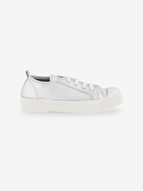 STELLA B79 SHINY CANVAS -  Silver , Tennis & Shoes Bensimon