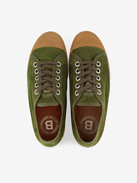 ROMY B79 BABY CORDUROY -  Olive , Tennis & Shoes Bensimon