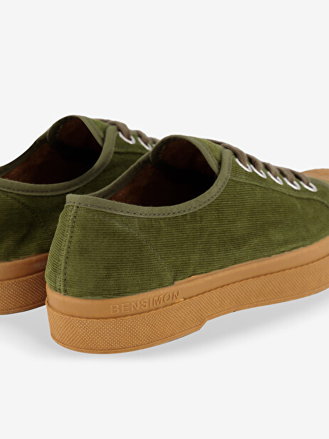 ROMY B79 BABY CORDUROY -  Olive , Tennis & Shoes Bensimon