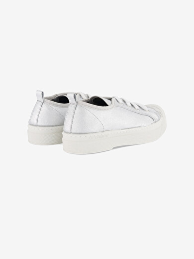 STELLA B79 SHINY CANVAS -  Silver , Tennis & Shoes Bensimon