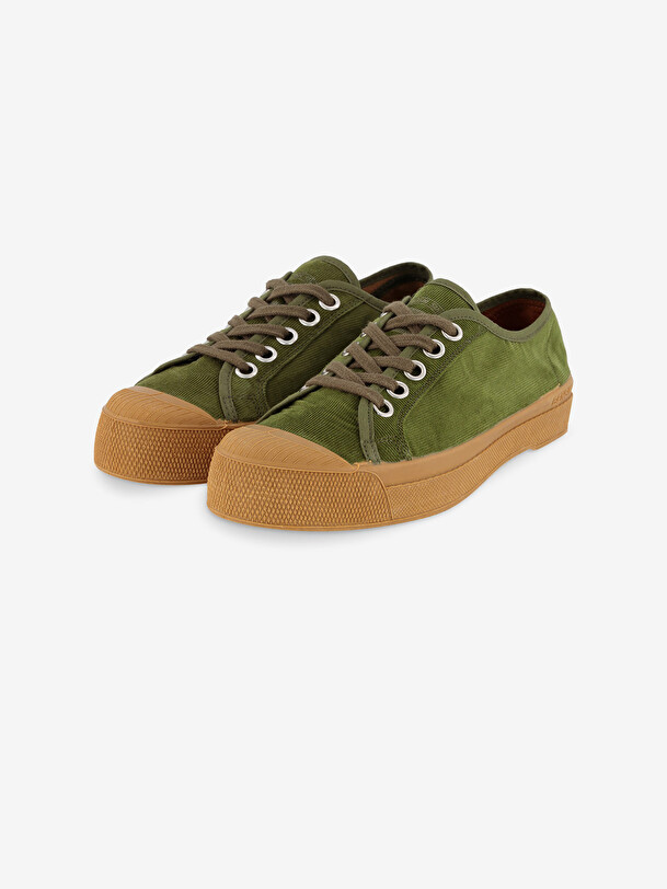 ROMY B79 BABY CORDUROY -  Olive , Tennis & Shoes Bensimon
