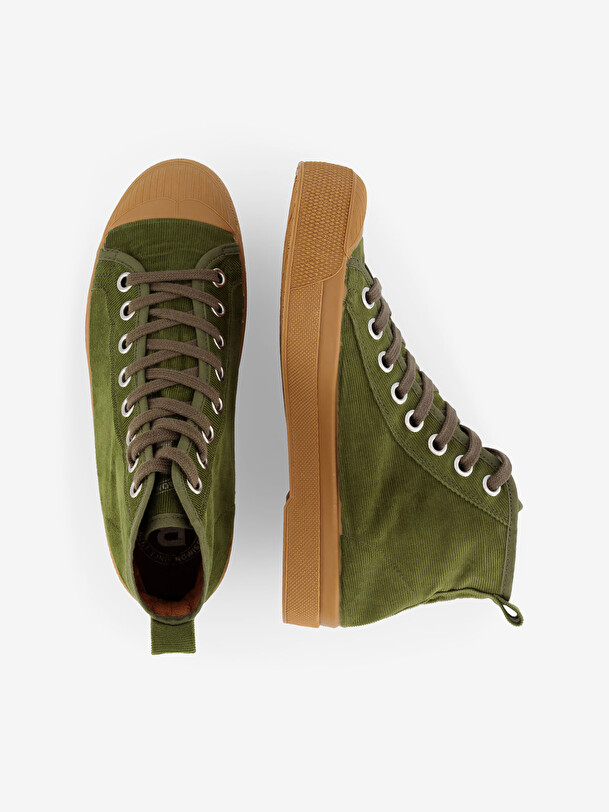 STELLA B79 BABY CORDUROY -  Olive , Tennis & Shoes Bensimon