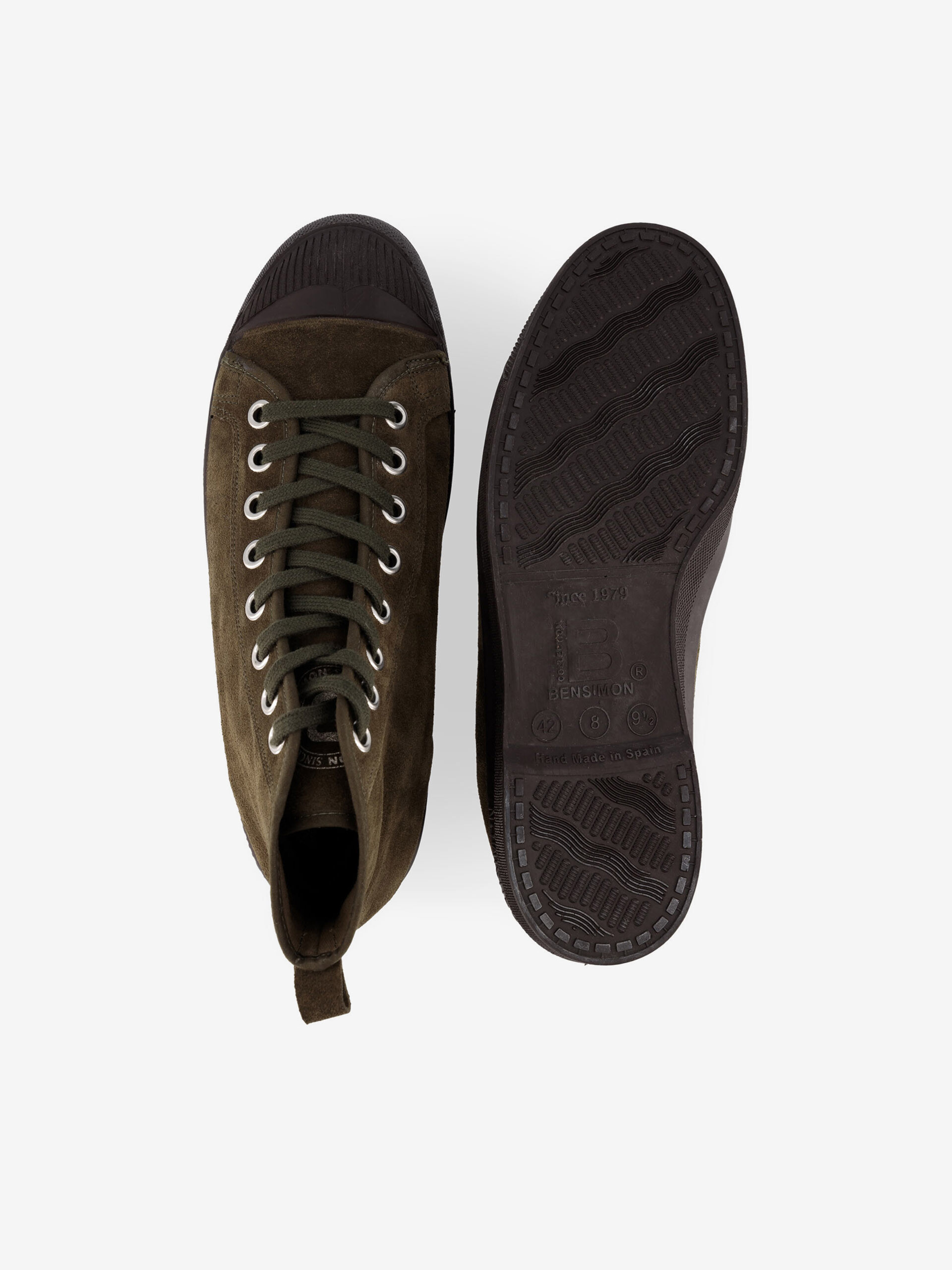 STELLA B79 SUEDE LEATHER -  Khaki , Tennis & Shoes Bensimon