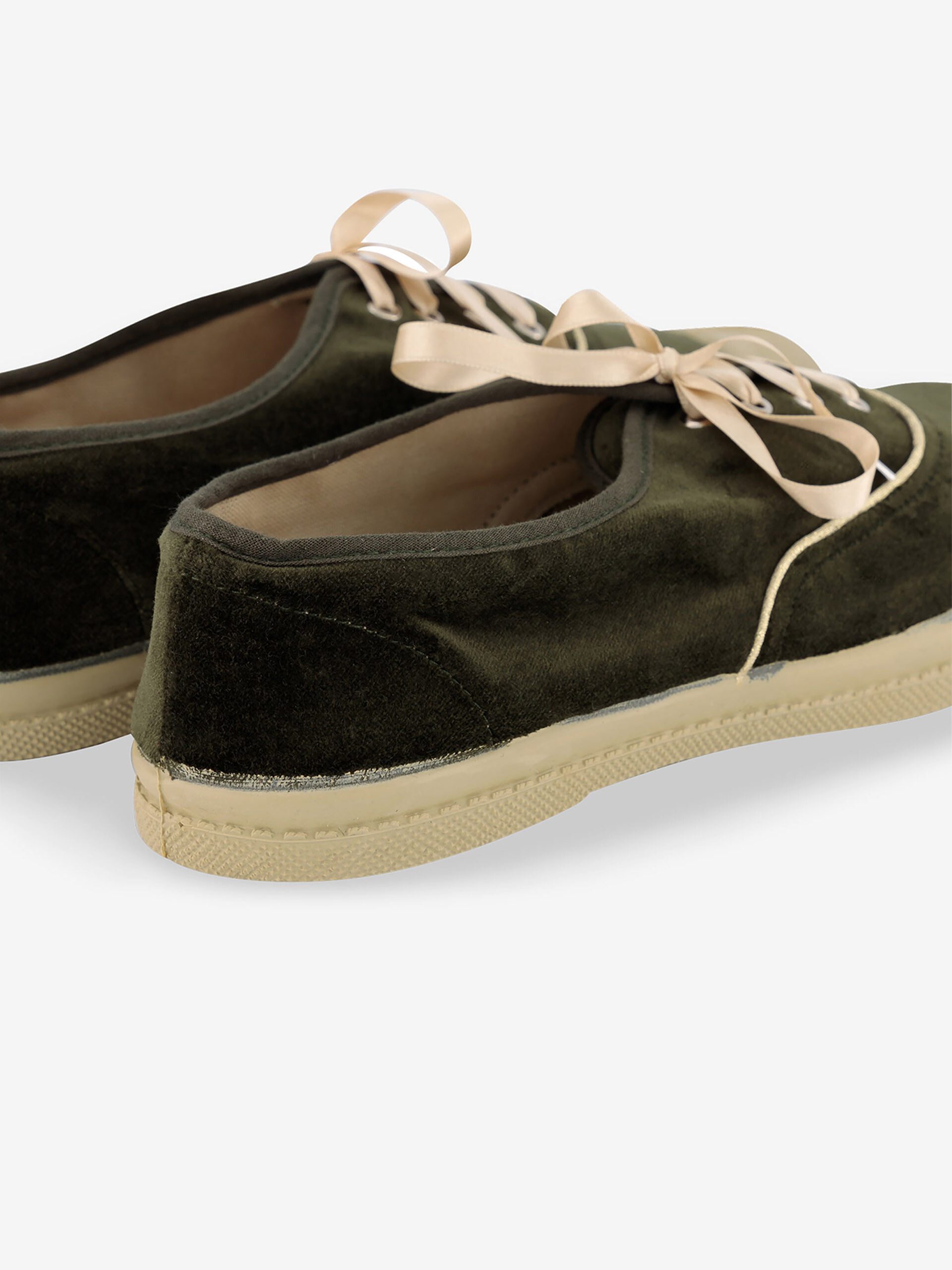 TENNIS VELOURS FEMME - Khaki , Tennis & Shoes Bensimon