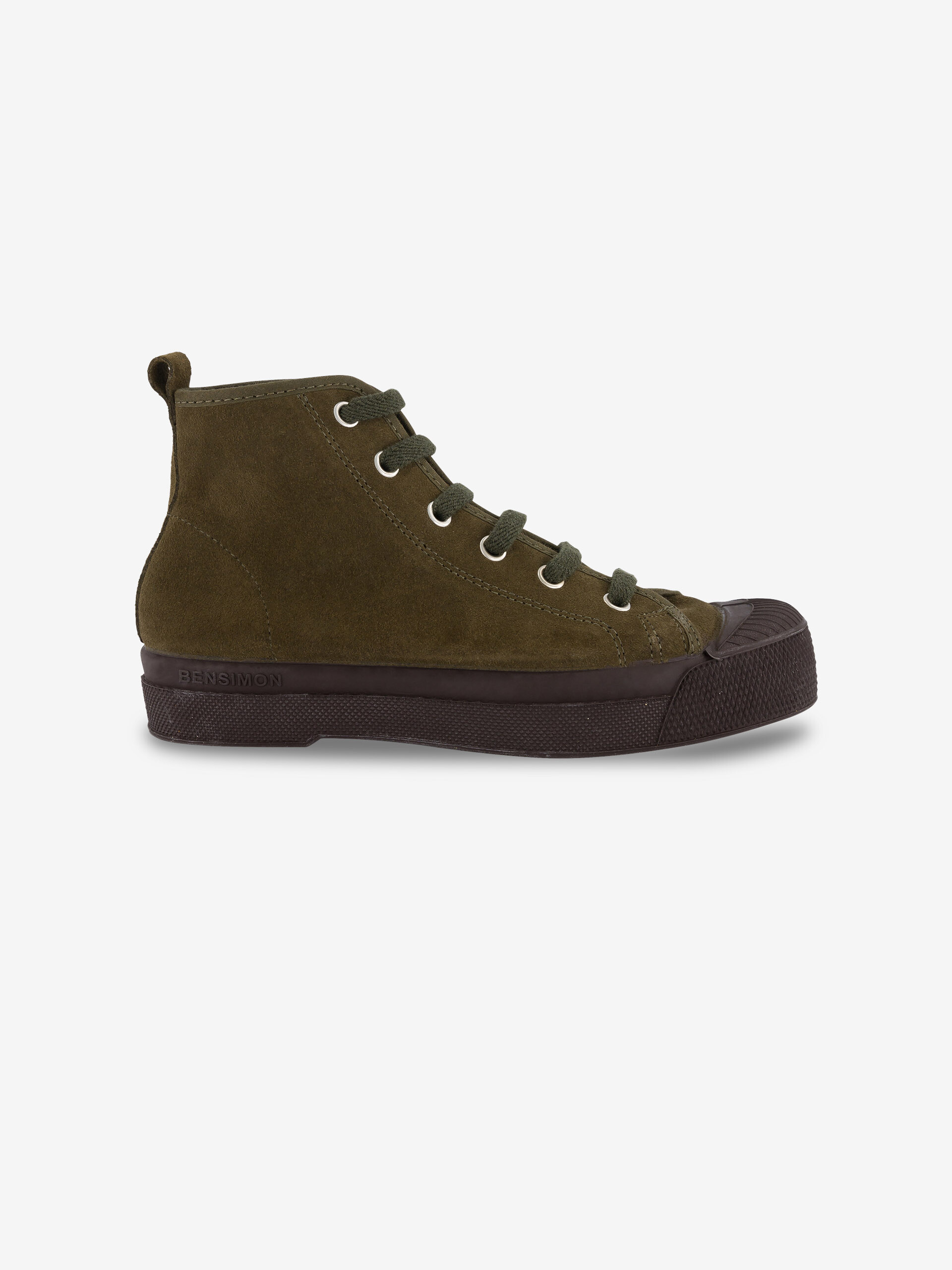 STELLA B 79 SUEDE LEATHER - Khaki , Tennis & Shoes Bensimon