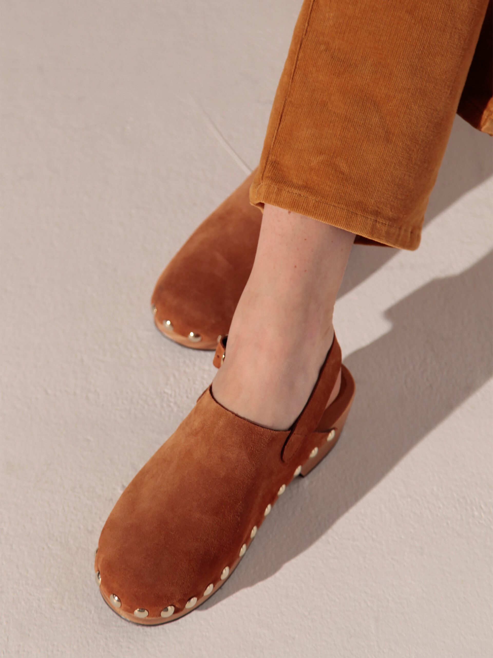 CLOGS -  Camel , Ready-to-wear Bensimon
