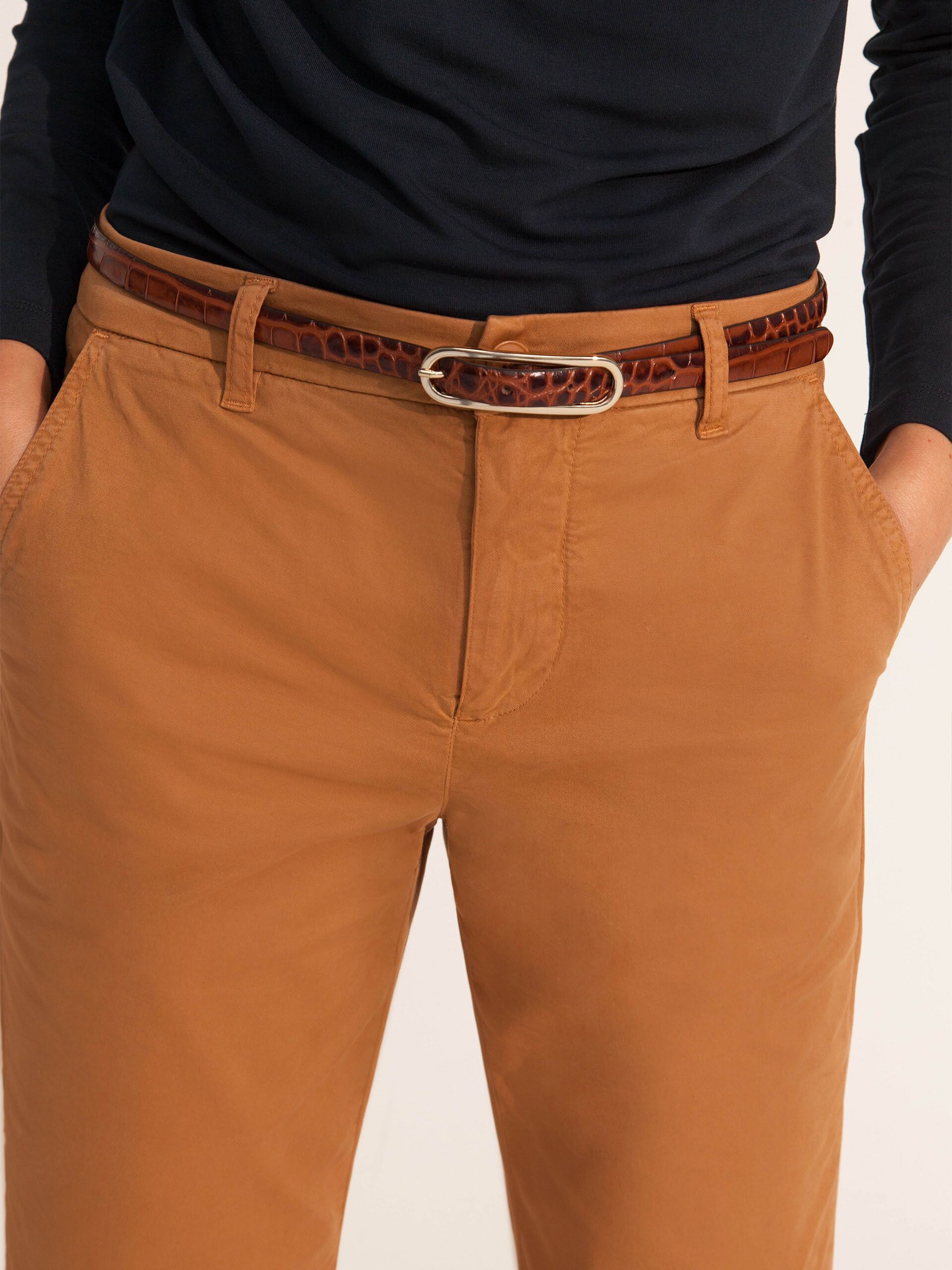 PANTALON GREGOIRE -  Camel , Ready-to-wear Bensimon