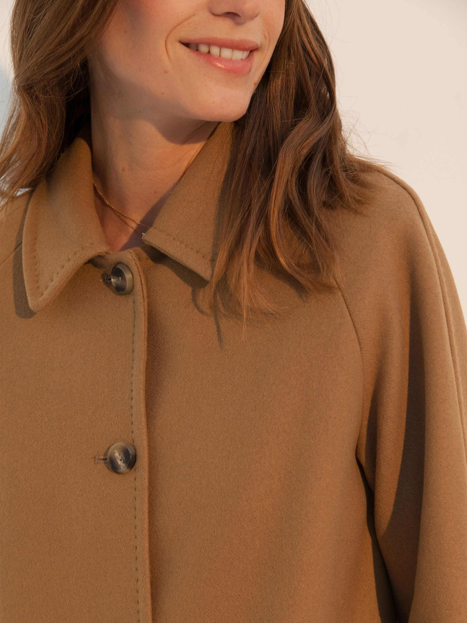 AQUILON COAT -  Camel , Ready-to-wear Bensimon