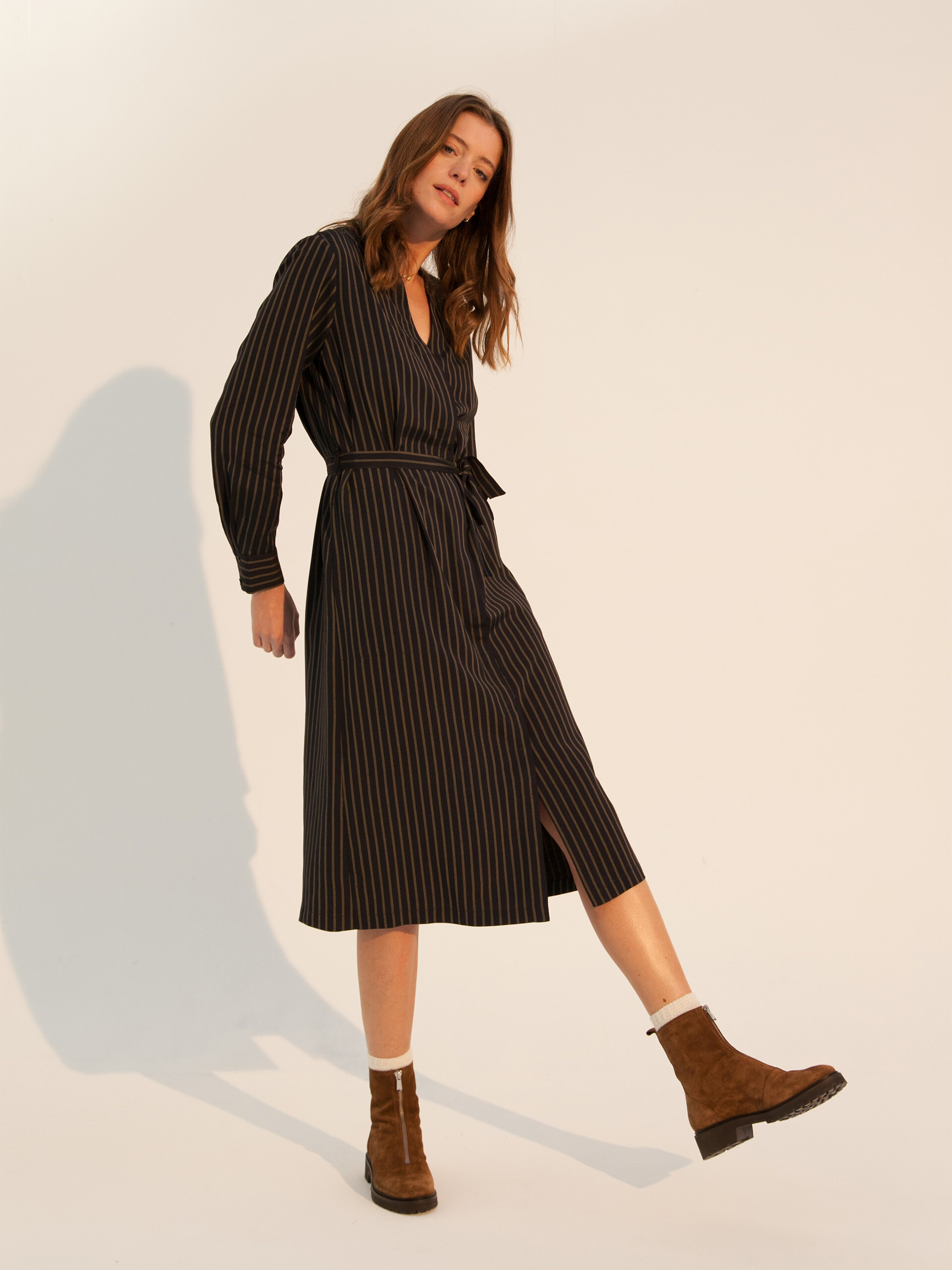 GRETCHEN DRESS - Stripes , Ready-to-wear Bensimon
