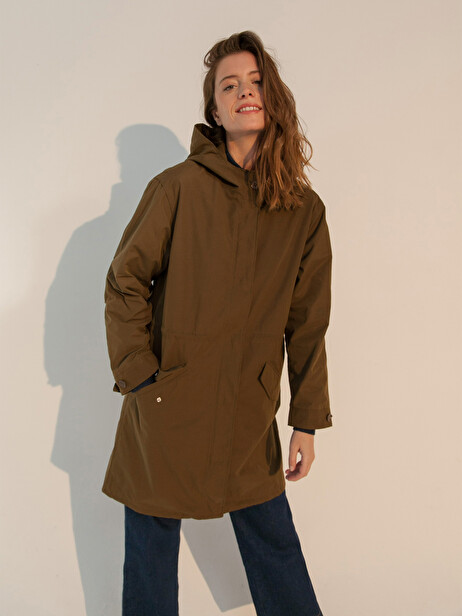 PARKA ERON -  Khaki , Ready-to-wear Bensimon