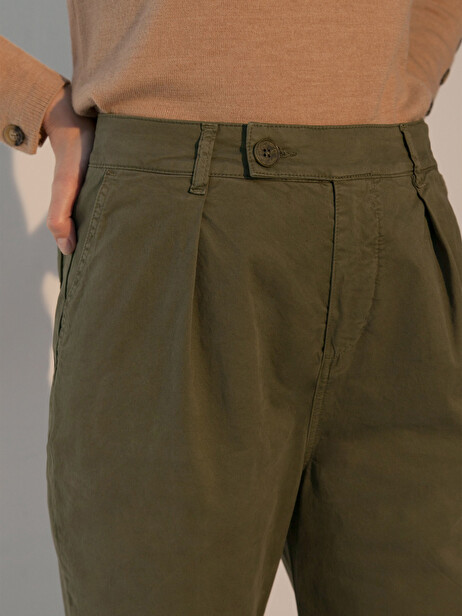 PANTALON GILOU -  Khaki , Ready-to-wear Bensimon