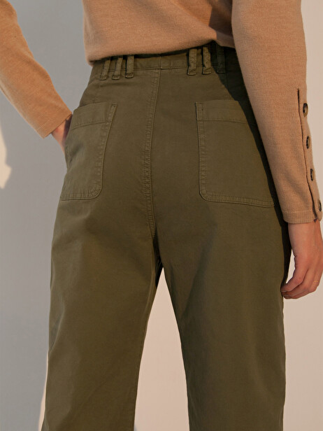 PANTALON GILOU -  Khaki , Ready-to-wear Bensimon