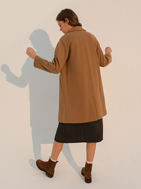 AQUILON COAT -  Camel , Ready-to-wear Bensimon