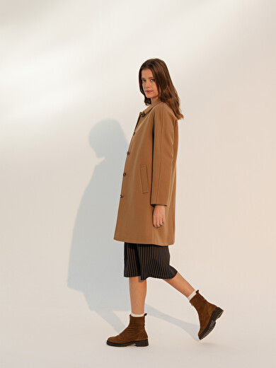 AQUILON COAT -  Camel , Ready-to-wear Bensimon