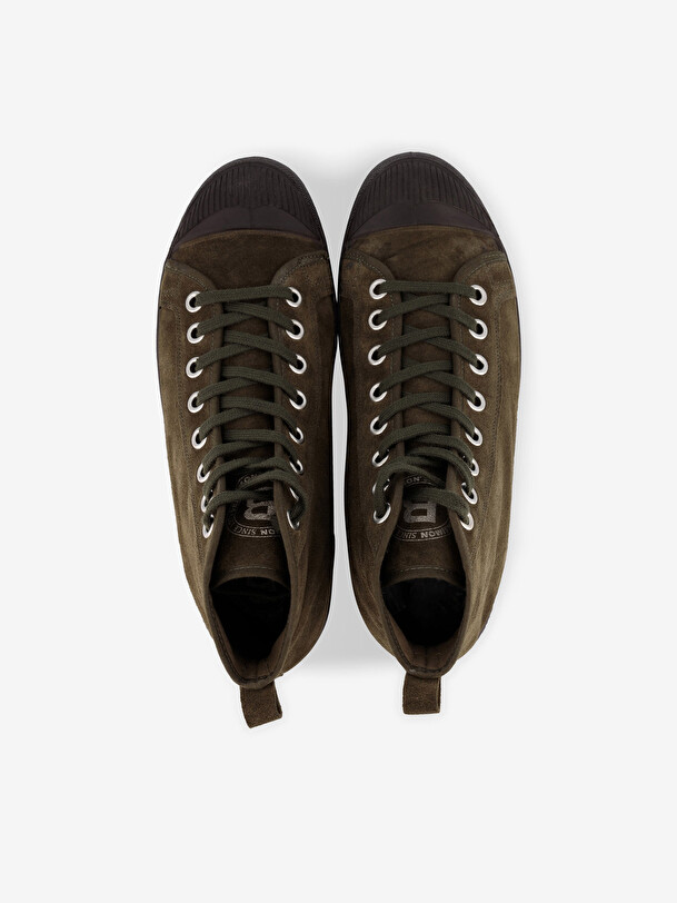 STELLA B79 SUEDE LEATHER -  Khaki , Tennis & Shoes Bensimon