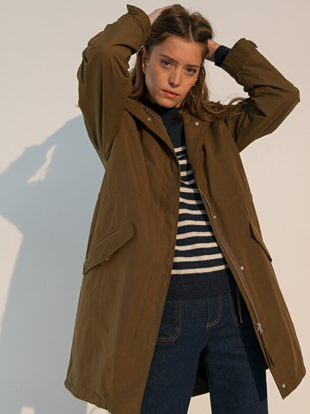PARKA ERON -  Khaki , Ready-to-wear Bensimon