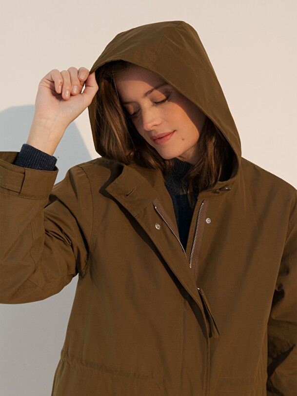 PARKA ERON -  Khaki , Ready-to-wear Bensimon