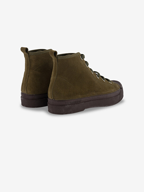 STELLA B 79 SUEDE LEATHER - Khaki , Tennis & Shoes Bensimon