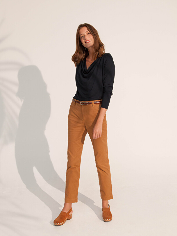 PANTALON GREGOIRE -  Camel , Ready-to-wear Bensimon