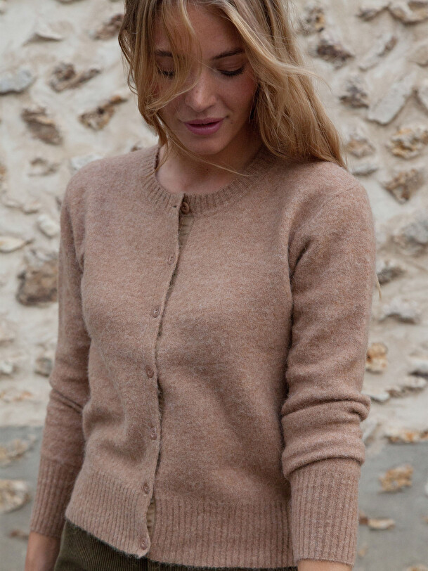 GILET GILLES -  Camel , Ready-to-wear Bensimon