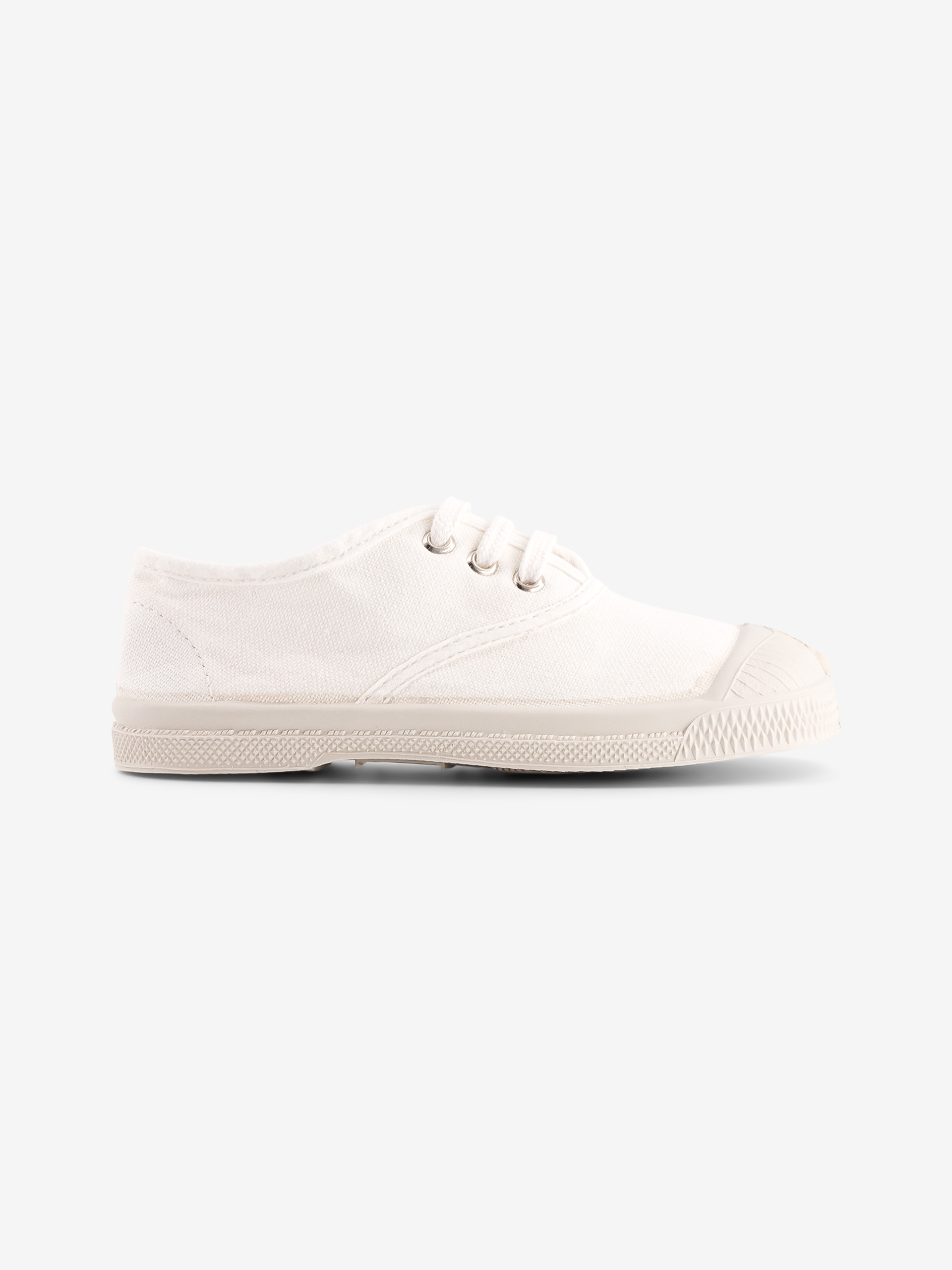 KIDS LACE-UP TENNIS - White , Tennis & Shoes Bensimon