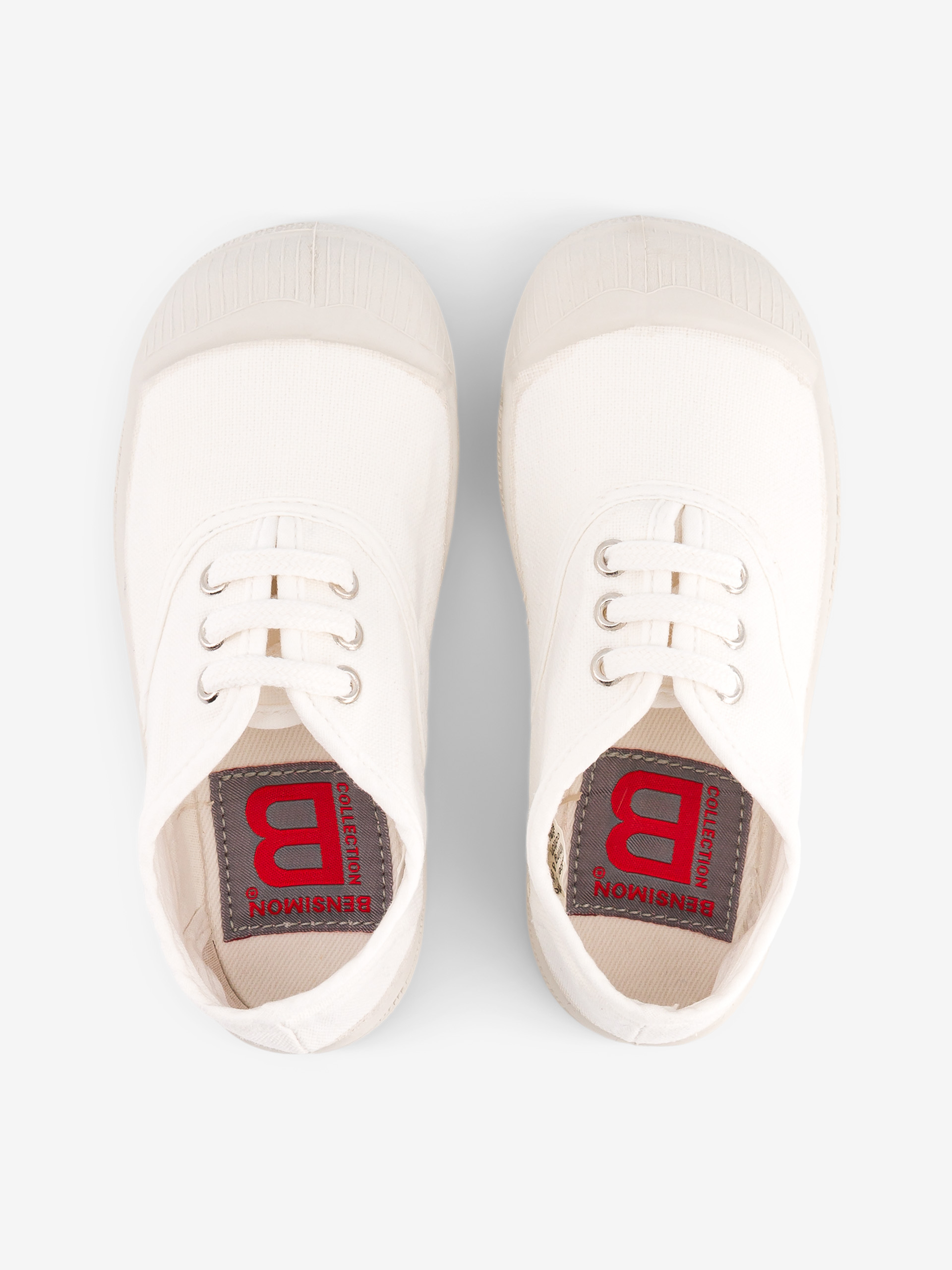 KIDS LACE-UP TENNIS - White , Tennis & Shoes Bensimon