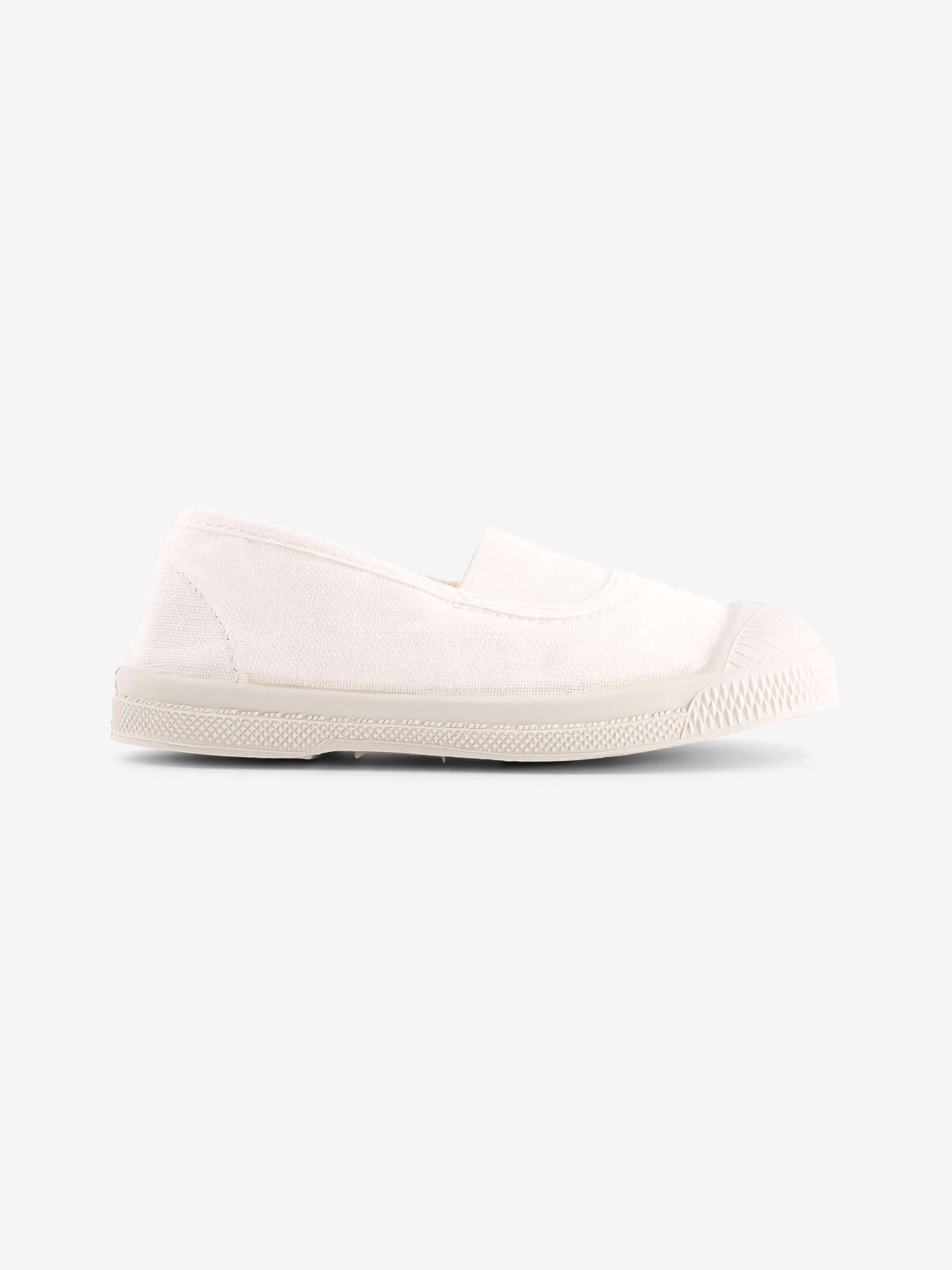 KIDS ELASTIC TENNIS -  White , Tennis & Shoes Bensimon