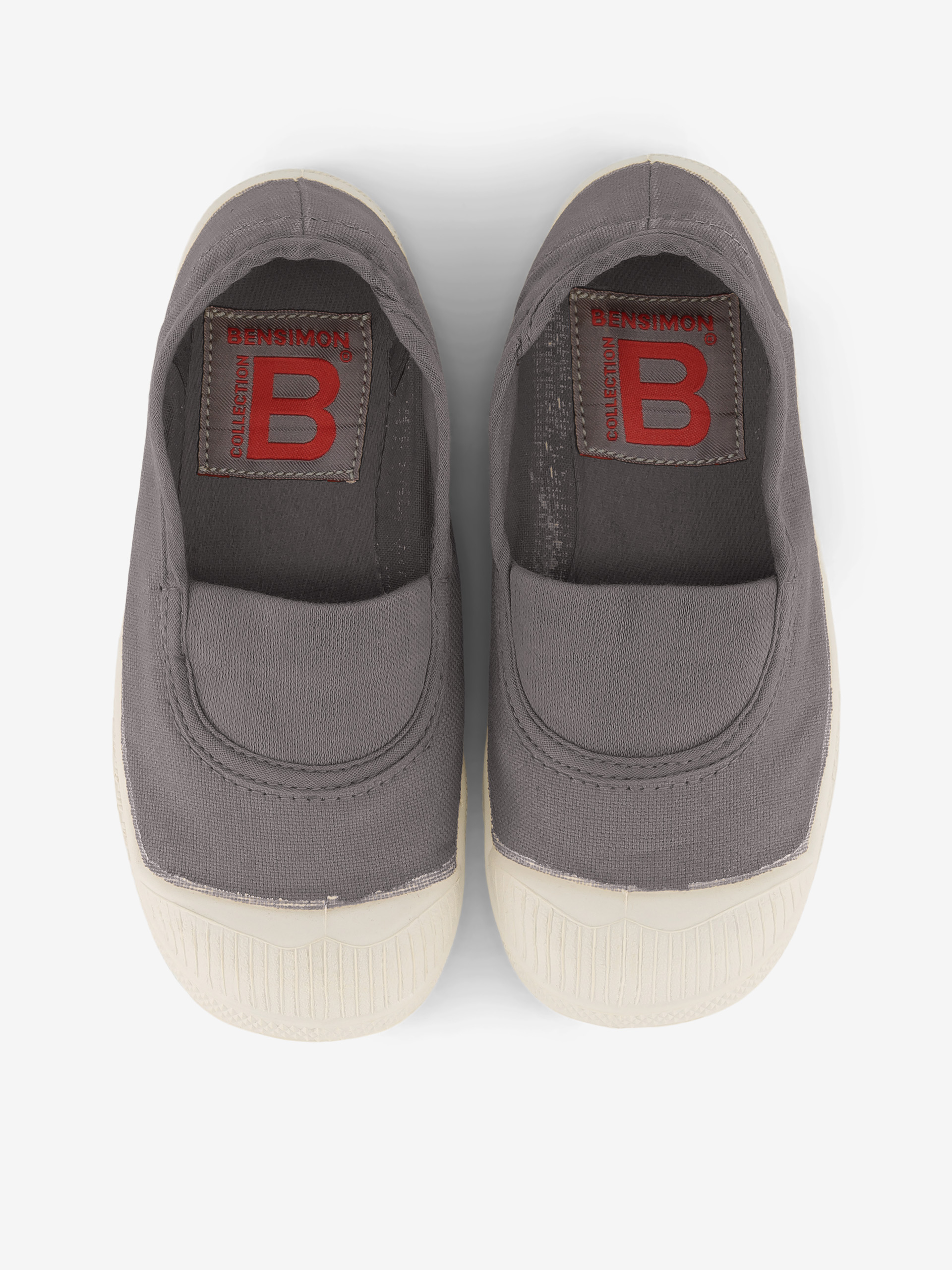 KIDS ELASTIC TENNIS -  Grey , Tennis & Shoes Bensimon