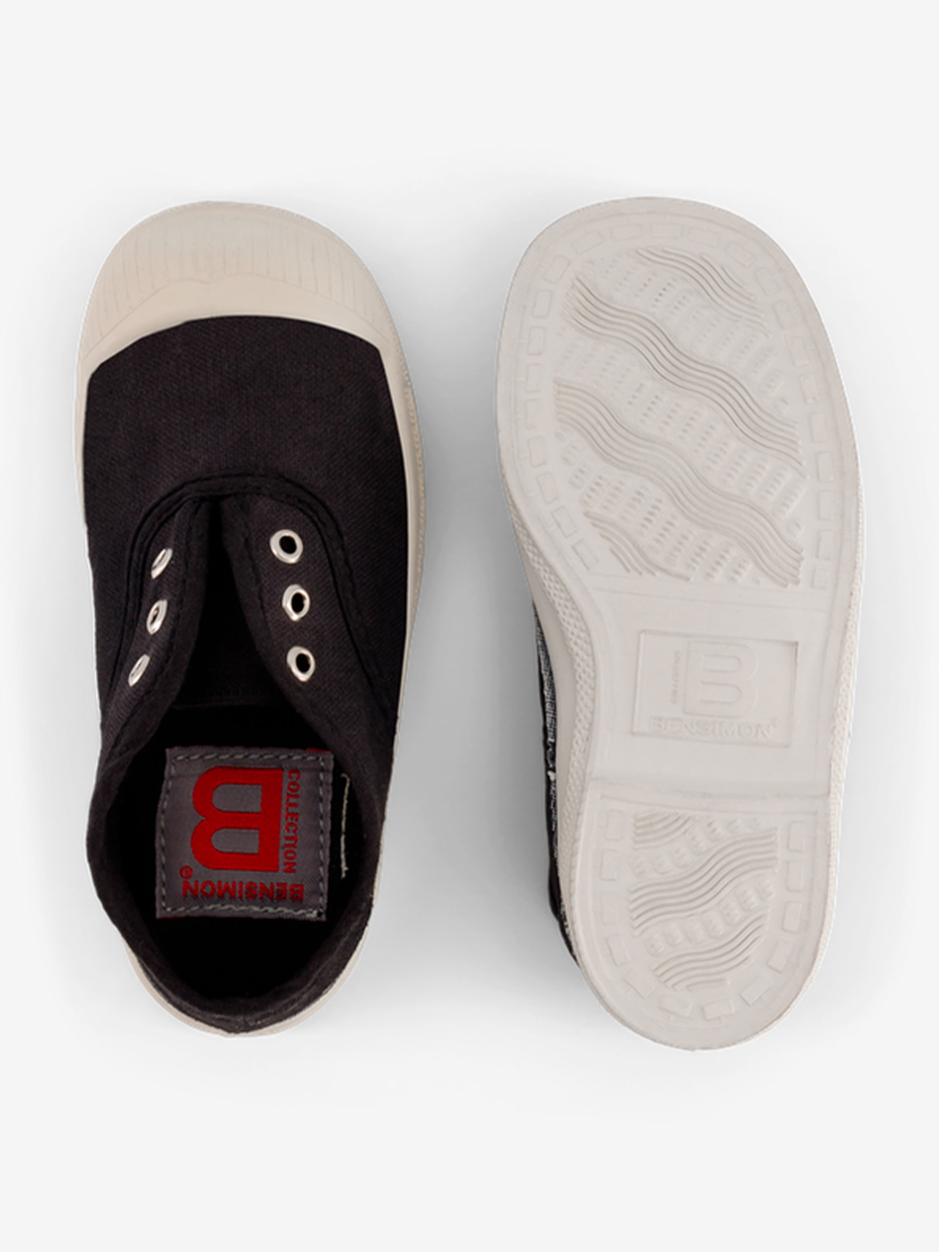 KIDS ELASTIC TENNIS -  Carbon , Tennis & Shoes Bensimon