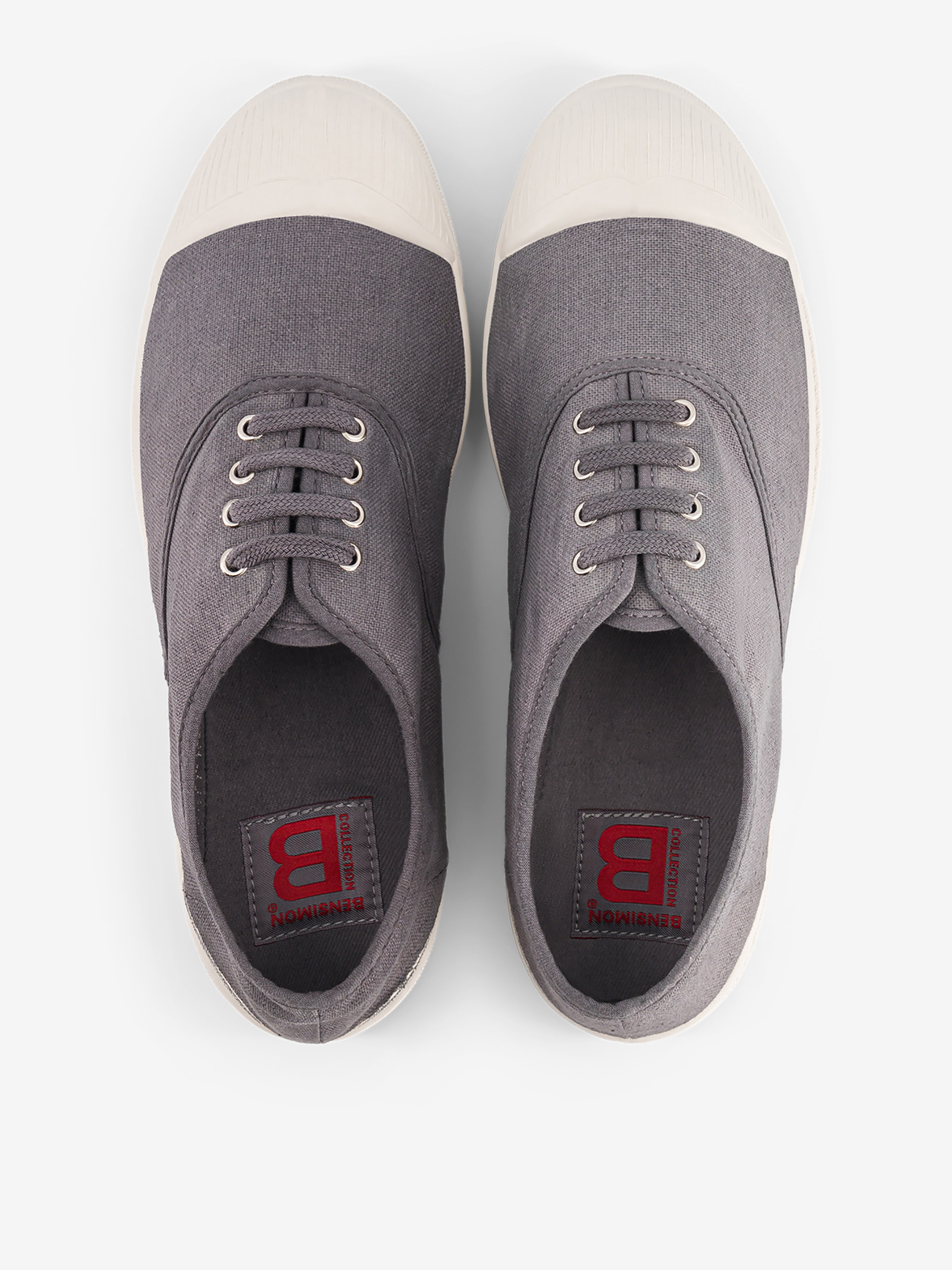 TENNIS A WOMEN'S LACES -  Grey , Tennis & Shoes Bensimon
