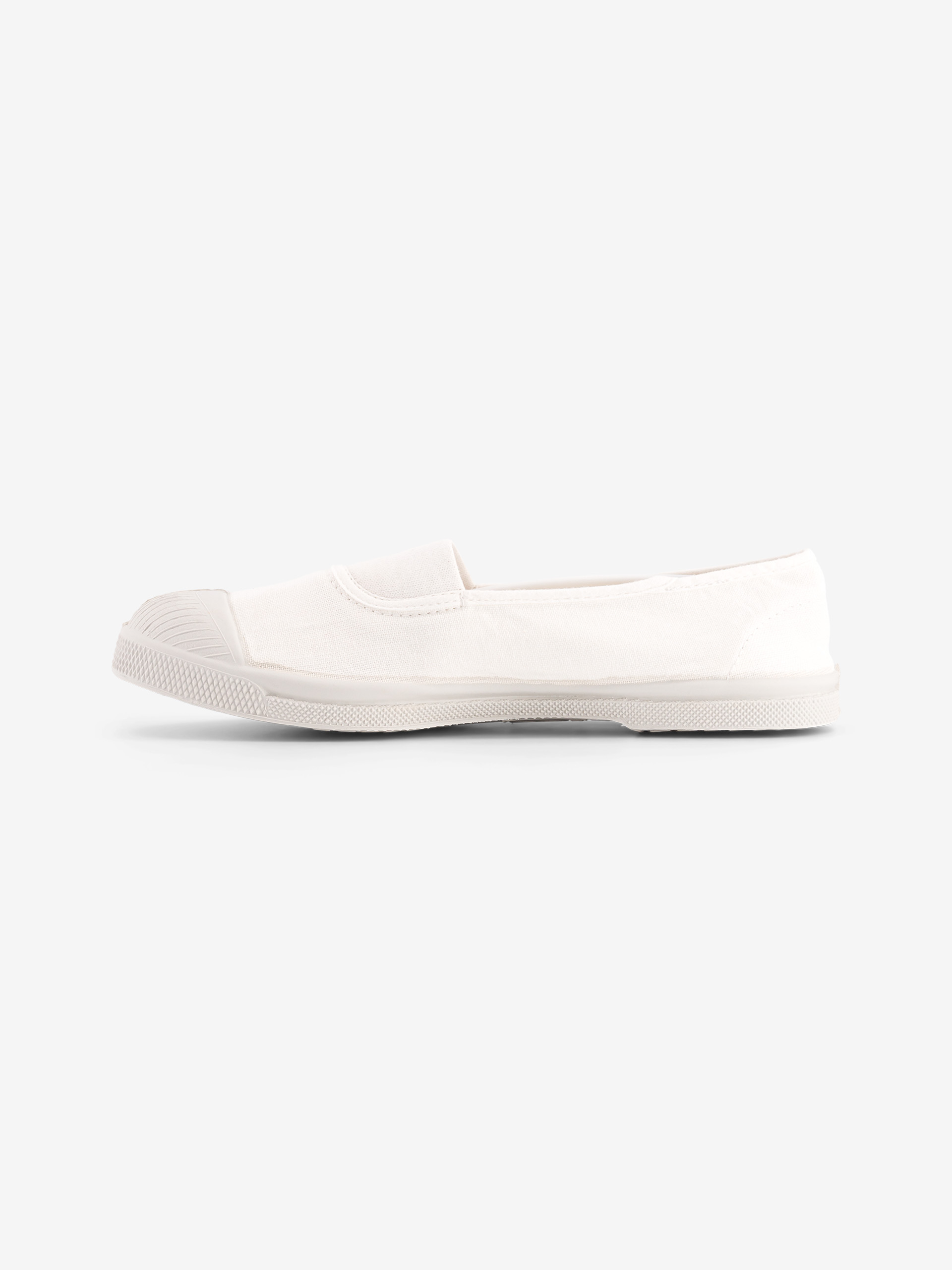 TENNIS A ELASTIC WOMAN - White , Tennis & Shoes Bensimon