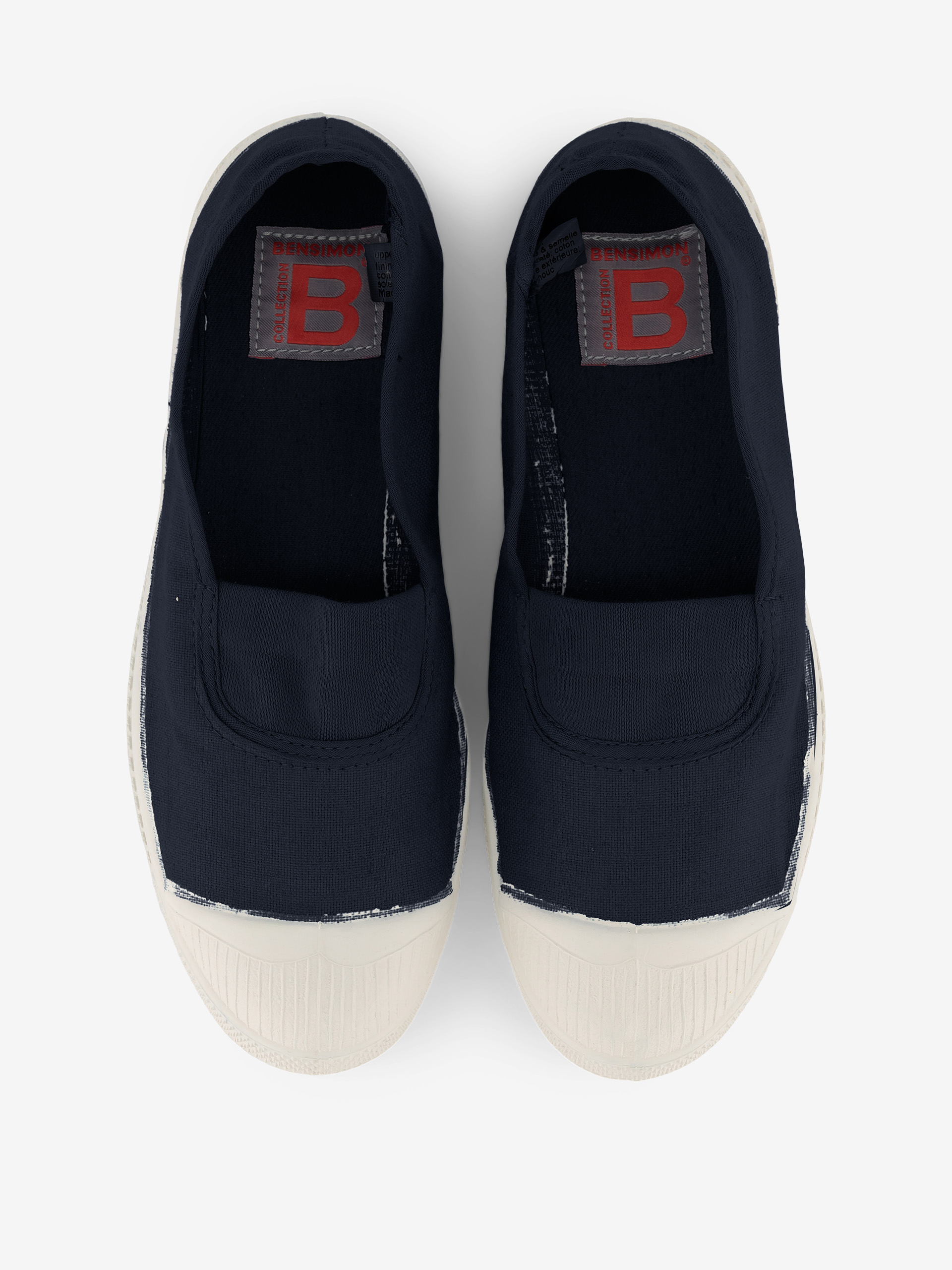 TENNIS A ELASTIC WOMAN -  Marine , Tennis & Shoes Bensimon