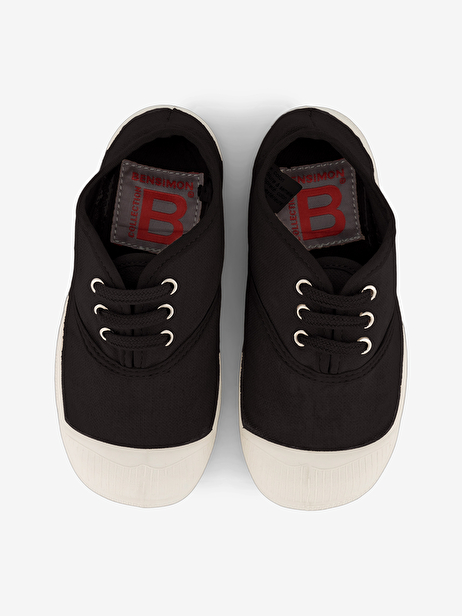 KIDS LACE-UP TENNIS -  Carbon , Tennis & Shoes Bensimon