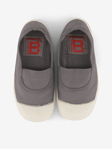 KIDS ELASTIC TENNIS -  Grey , Tennis & Shoes Bensimon