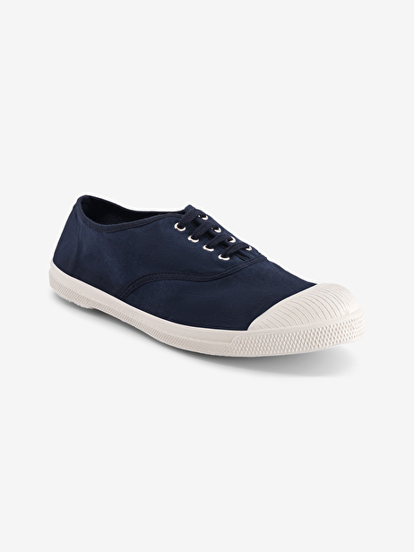 TENNIS A MEN'S LACES -  Marine , Tennis & Shoes Bensimon 